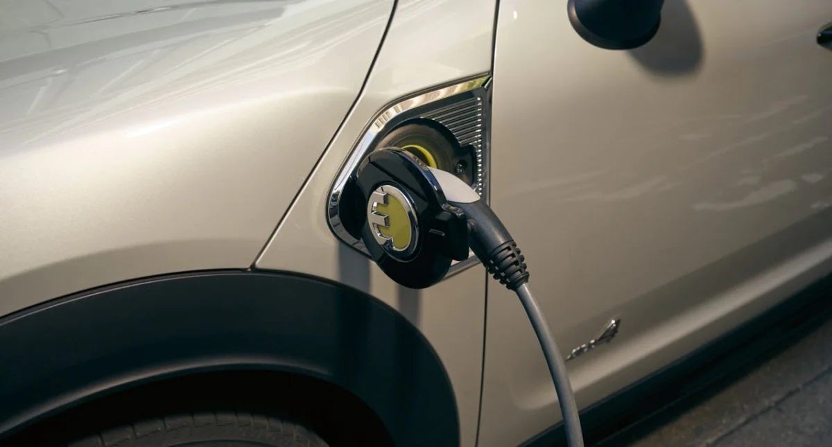 The MINI Cooper SE Countryman PHEV charging. Flow MINI in Winston-Salem NC
