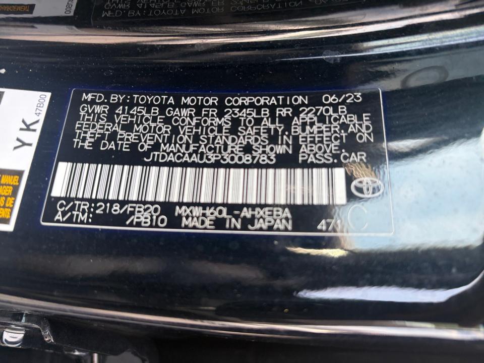 2023 Toyota Prius LE