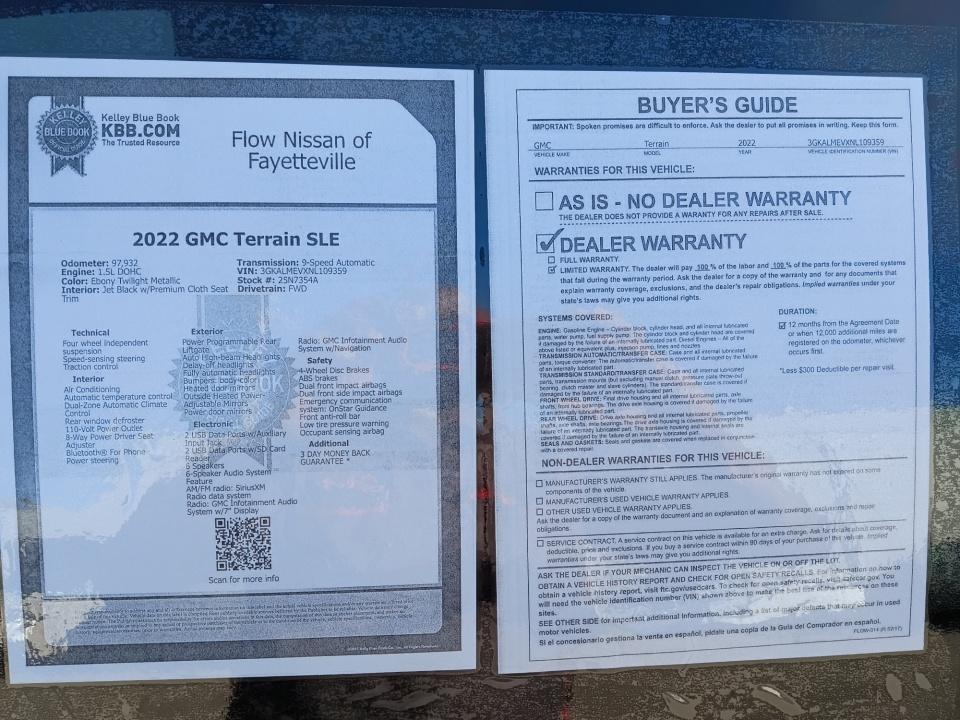 2022 GMC Terrain SLE