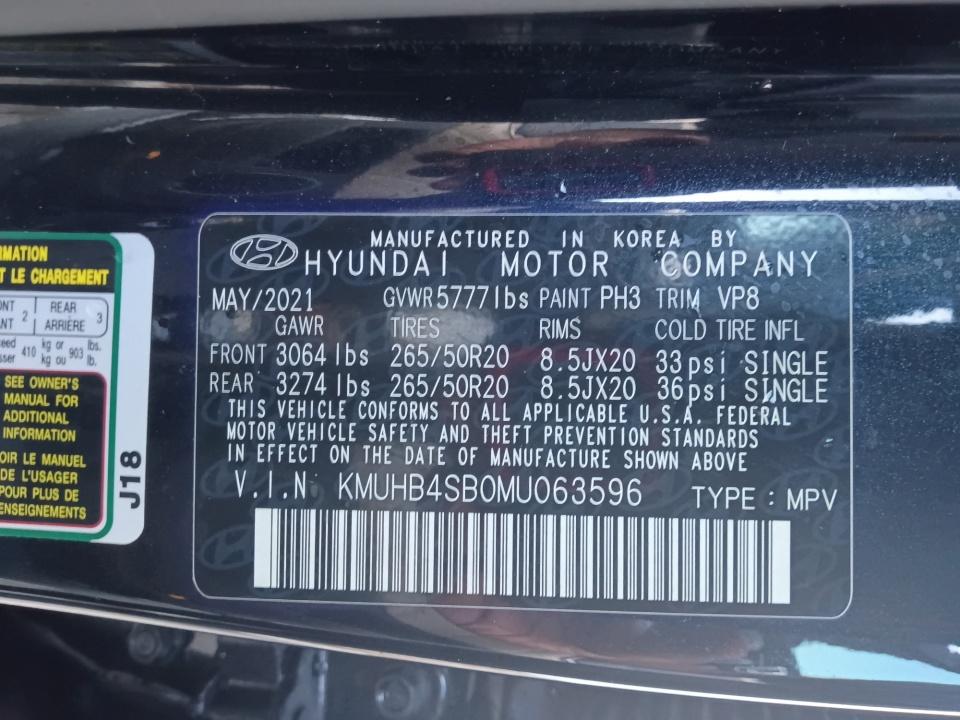 2021 Genesis GV80 2.5T (A8)