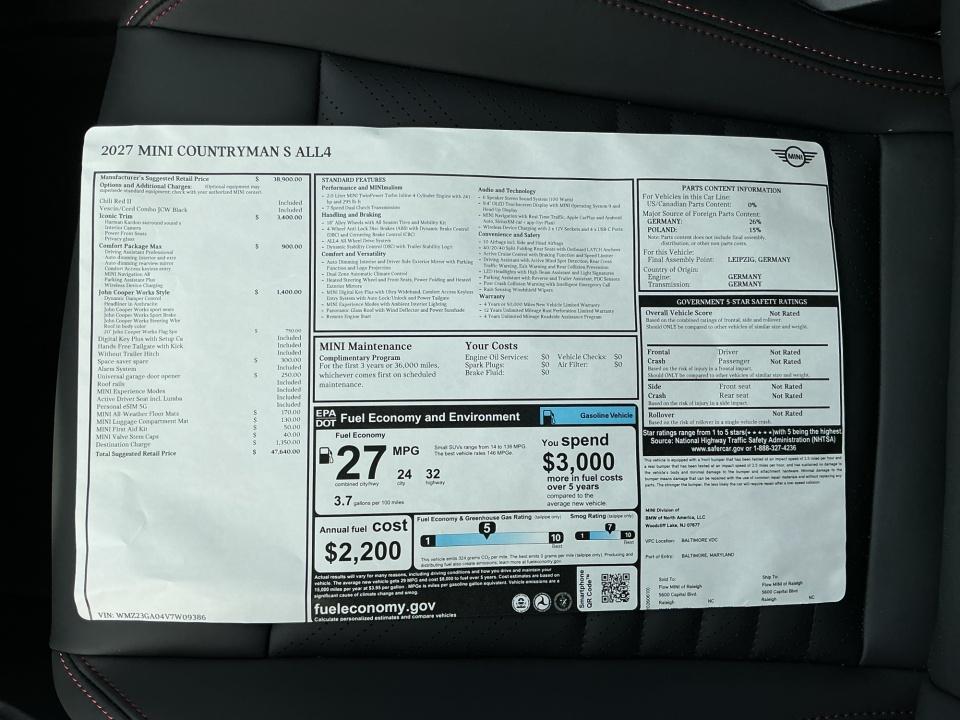 2027 MINI Countryman S