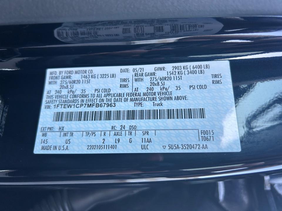 2021 Ford F-150 XLT
