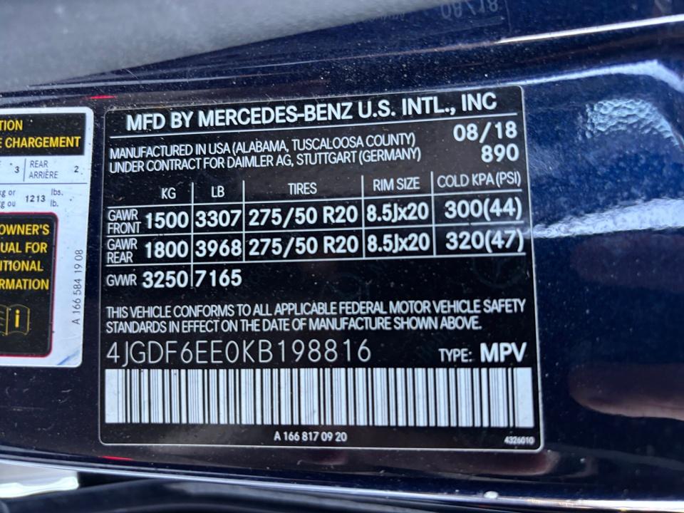 2019 Mercedes-Benz GLS 450 GLS 450