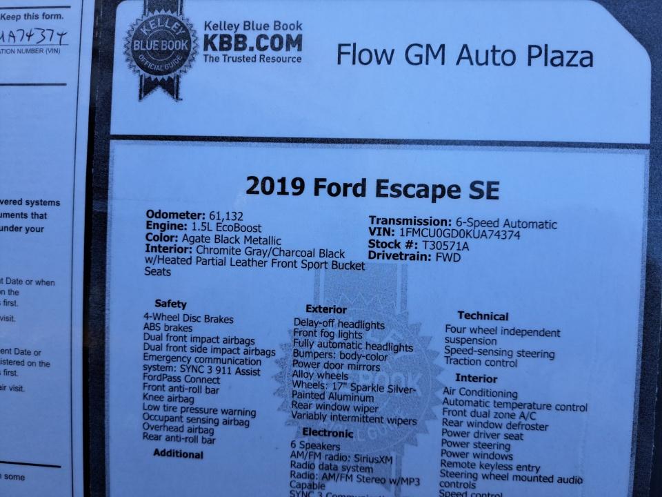 2019 Ford Escape SE