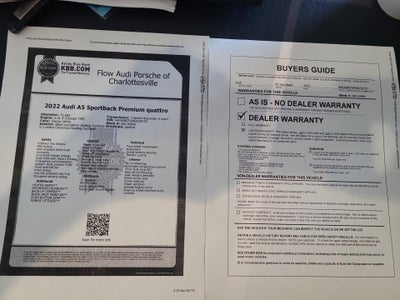2022 Audi A5 Sportback Premium